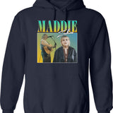 Holy Vegetable - Light Hoodie - Retro Graphic Pullover Hoodie for Men & Women - Navy