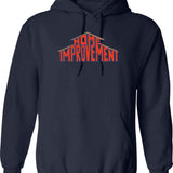 Home Improvement Dimension Hoodie - Retro Graphic Pullover Hoodie for Men & Women - Navy