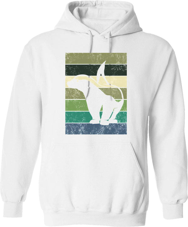 Homey Hoodie - Retro Graphic Pullover Hoodie for Men & Women - White