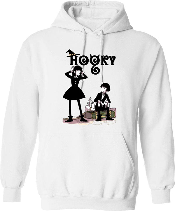 Honk Honk Hoodie - Retro Graphic Pullover Hoodie for Men & Women - White