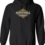 Hooky Hooky Hoodie - Retro Graphic Pullover Hoodie for Men & Women - Black