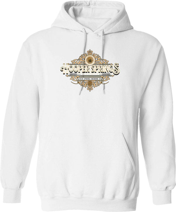 Hooky Hooky Hoodie - Retro Graphic Pullover Hoodie for Men & Women - White