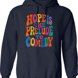 Hootin' Leads To Hollerin Hoodie - Retro Graphic Pullover Hoodie for Men & Women - Navy