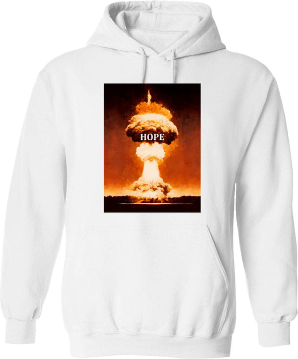 Hope Is The Prelude To Comedy Hoodie - White