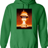 Hope Is The Prelude To Comedy Hoodie - Green