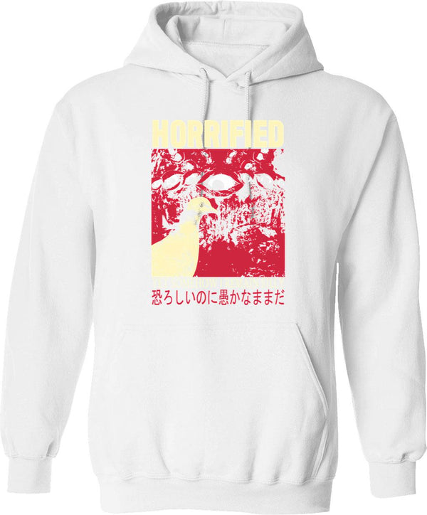 Horny Doesnt Even Begin To Describe It Vintage Hoodie - White