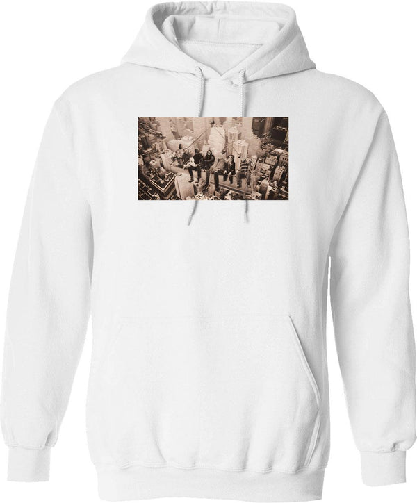 Horror Guys Christmas Shirt Slashin Through The Snow Christmas Sweatshirt Horror Movie Character Holiday Hoodie Funny Santa Christmas Hoodie - White