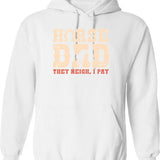 Horse Barn Girl Hoodie I Love My Horses Racing Riding Gifts - White