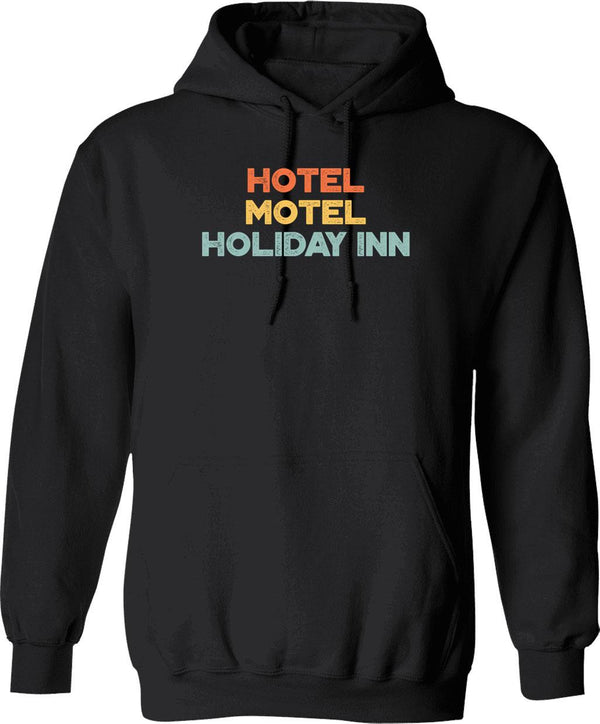 Hot Vintage Black Hoodie - Retro Graphic Cosy Pullover - Black