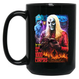 House of 1000 Corpses No Funny Books Black Coffee Mug, Gift Coffee Mug - Black