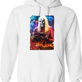 House of 1000 Corpses No Funny Books Graphic Pullover Hoodie - White
