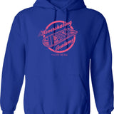 House Work Can Wait Hoodie - Retro Graphic Pullover Hoodie for Men & Women - Blue