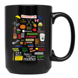 How I Met Your Mother Black Coffee Mug, Gift Coffee Mug