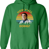 How To Swim Vintage French Swimmers Hoodie - Green