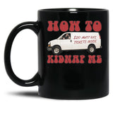 How to Kidnap Me Matt Rife Tickets Funny Problemattic Tour Black Coffee Mug, Gift Coffee Mug