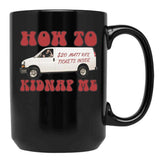 How to Kidnap Me Matt Rife Tickets Funny Problemattic Tour Black Coffee Mug, Gift Coffee Mug