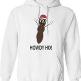 How You Doin' Funny Novelty Hoodie - Sarcastic Humor Graphic Hoodie - White