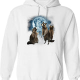 Howdy Western Christmas Hoodie - Retro Graphic Pullover Hoodie for Men & Women - White