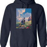 Howling At The Moon Shirt - Funny Raccoon Shirt - Raccoon Hoodie - Navy
