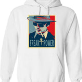 Hr (vintage) Hoodie - Retro Graphic Cosy Pullover - White