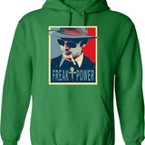 Hr (vintage) Hoodie - Retro Graphic Cosy Pullover - Green