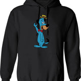 Hst- Freak Power Hoodie - Retro Graphic Pullover Hoodie for Men & Women - Black