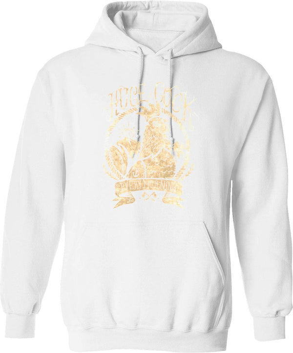 Huckleberry Hound (1) Hoodie - Retro Graphic Pullover Hoodie for Men & Women - White