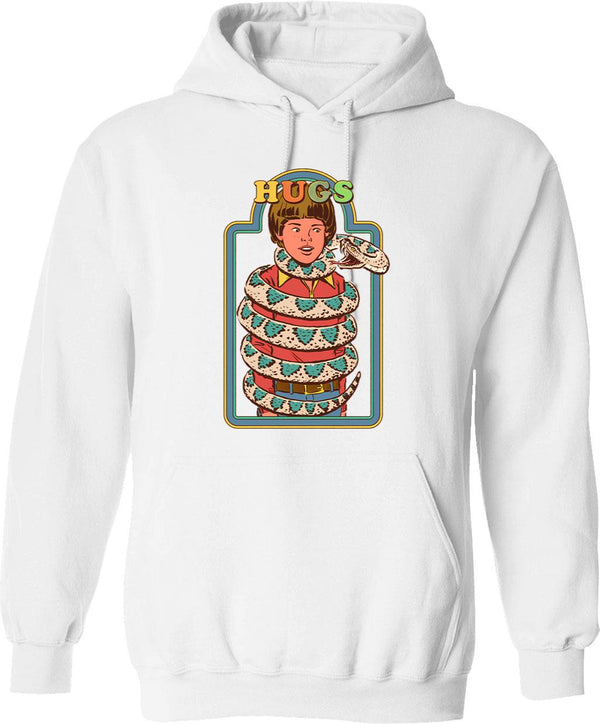 Hugo Pratt Tributte Hoodie - Retro Graphic Pullover Hoodie for Men & Women - White