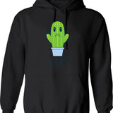 Hugsss Hoodie - Retro Graphic Pullover Hoodie for Men & Women - Black