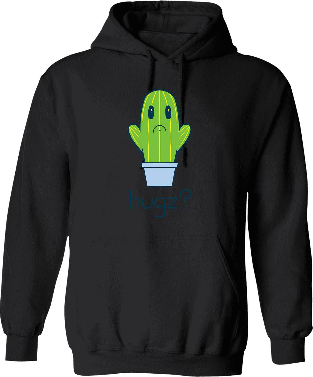 Hugsss Hoodie - Retro Graphic Pullover Hoodie for Men & Women - Black