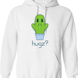 Hugsss Hoodie - Retro Graphic Pullover Hoodie for Men & Women - White