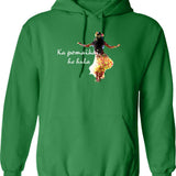 Hugz Cactus Hoodie - Retro Graphic Pullover Hoodie for Men & Women - Green