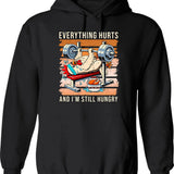 Human Garbage Funny Text Based Play On Words Personal Opinion Humor Hoodie - Black