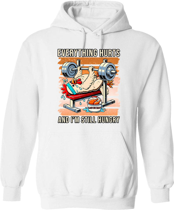 Human Garbage Funny Text Based Play On Words Personal Opinion Humor Hoodie - White