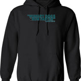 Hungry Chicken Bench Press Funny Hoodie - Sarcastic Humor Graphic Hoodie - Black