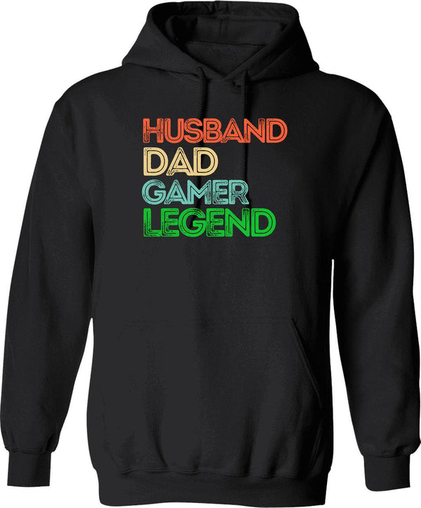 Husband Dad Doctor Legend Vintage Doctor Dad. Hoodie - Black