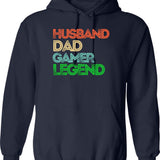 Husband Dad Doctor Legend Vintage Doctor Dad. Hoodie - Navy