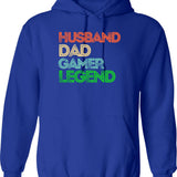 Husband Dad Doctor Legend Vintage Doctor Dad. Hoodie - Blue