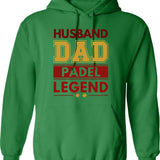 Husband Dad Gamer Legend Gamer Father Gifts Hoodie - Green