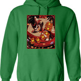 Husk HAZBIN Hotel Classic Graphic Pullover Hoodie - Green