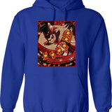 Husk HAZBIN Hotel Classic Graphic Pullover Hoodie - Blue