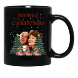 Hyacinth Bucket Christmas Black Coffee Mug, Gift Coffee Mug - Black