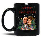 Hyacinth Bucket Christmas Black Coffee Mug, Gift Coffee Mug