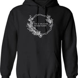 I Am A Biker Poppy Print Funny Gift For Cool Grandpas Hoodie - Black