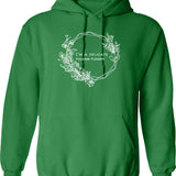 I Am A Biker Poppy Print Funny Gift For Cool Grandpas Hoodie - Green