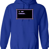 I Am Dead Inside Coffin Character Hoodie - Blue