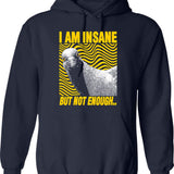 I Am Here Because You Broke Something Vintage Style Hoodie - Navy