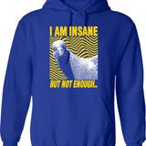 I Am Here Because You Broke Something Vintage Style Hoodie - Blue