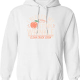I Believe In You I Also Believe In Bigfoot So Don't Get Too Excited Retro Sunset Vintage Hoodie - White