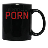 I Direct Midget Porn Funny Adult Humor Black Coffee Mug, Gift Coffee Mug - Black